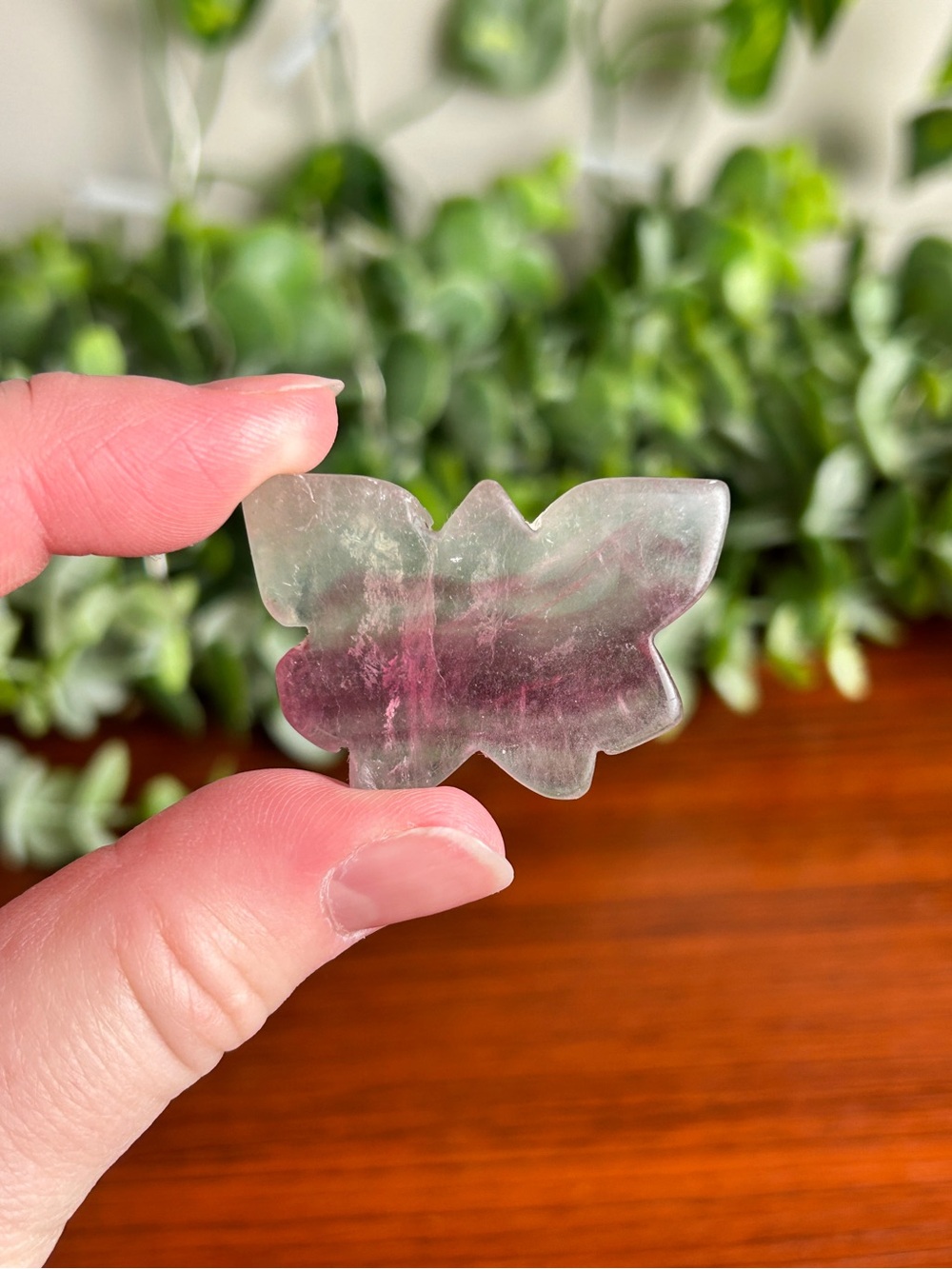 Fluorite Butterfly Carving A